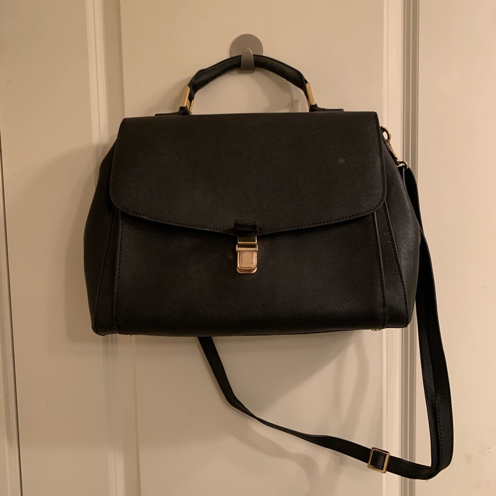 Danier leather black bag